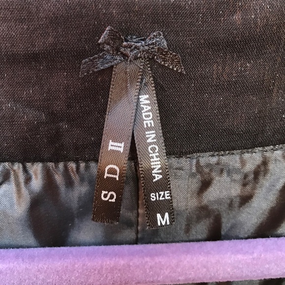 💕x2HP💕 black cropped dressy jacket - Picture 5 of 9